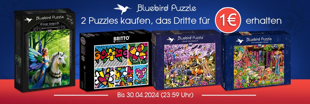 Bluebird Angebot - 2 Puzzles kaufen, das Dritte für 1€
