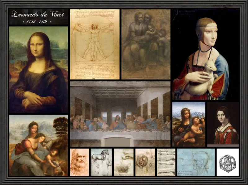 Leonardo da Vinci - Collage