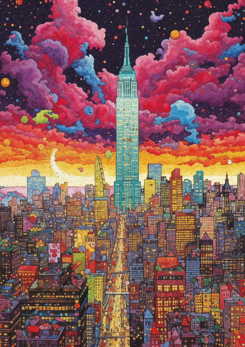 Wowo Series - Bunte Metropole, New York