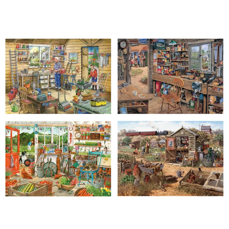4 Puzzles - Grüne Daumen