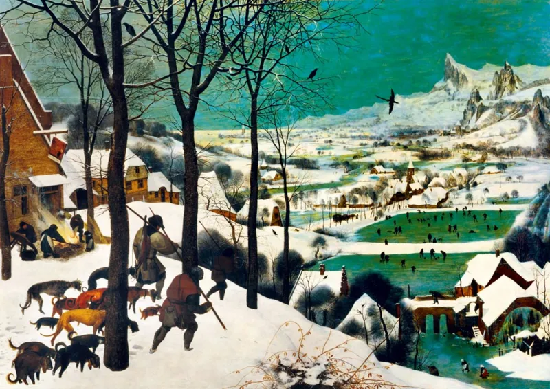 Pieter Bruegel the Elder - Hunters in the Snow (Winter), 1565