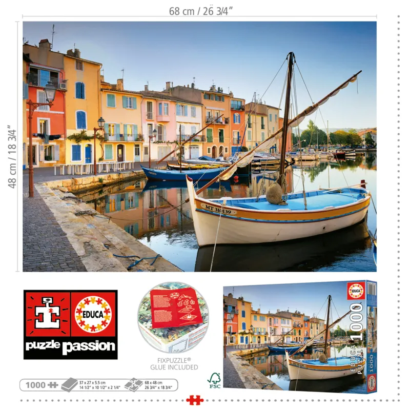 Harbour In Martigues. Provence