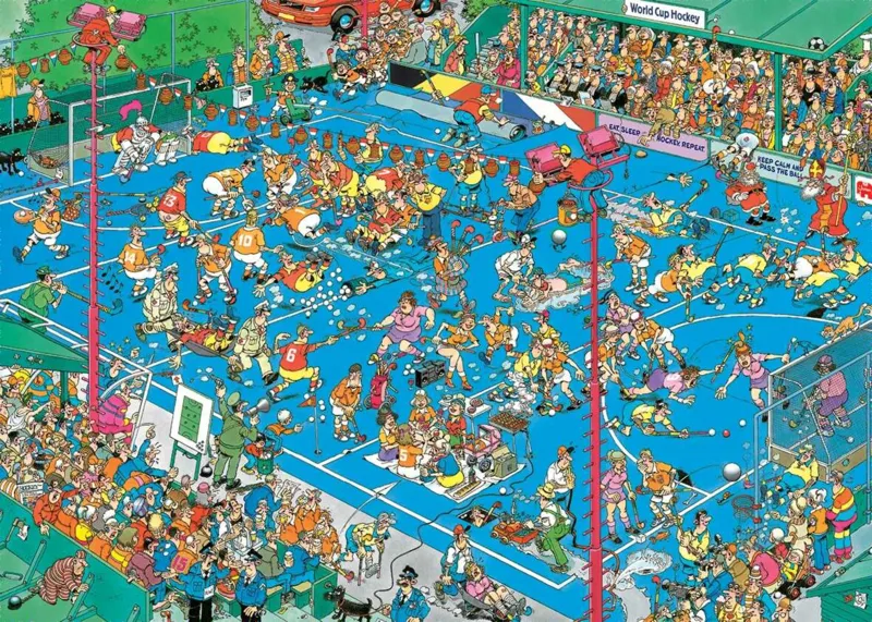 Jan van Haasteren - Hockey-Meisterschaften