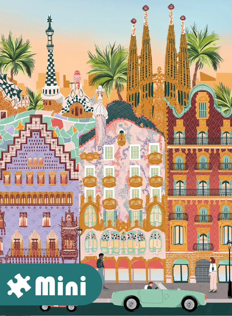 Mini Puzzle - Barcelone