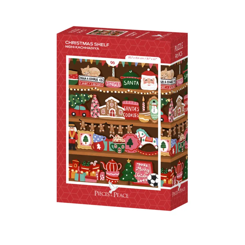 Mini Puzzle - Christmas Shelf