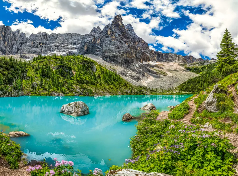 Sorapisee, Dolomiten, Italien