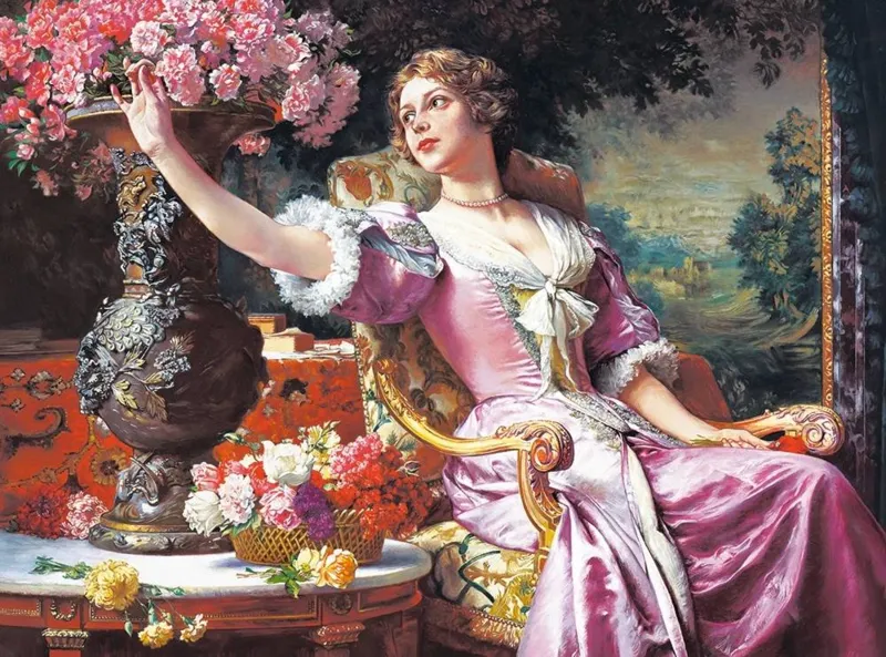 Czachorski: Dame im Purpurkleid