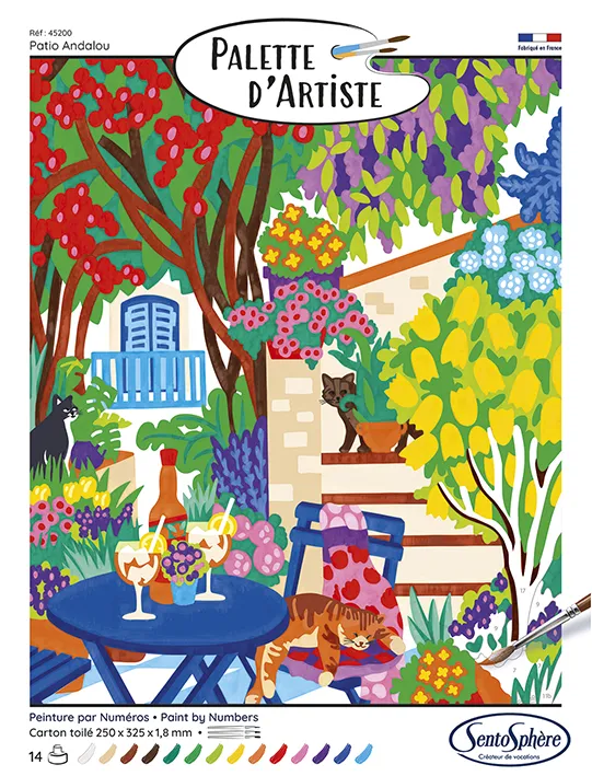 Palette D'Artiste - Andalusischer Patio