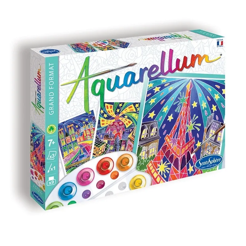 Aquarellum - Paris Bei Nacht