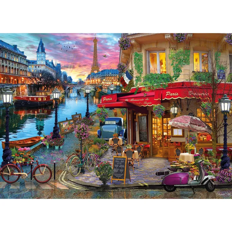 Sunset on the Seine