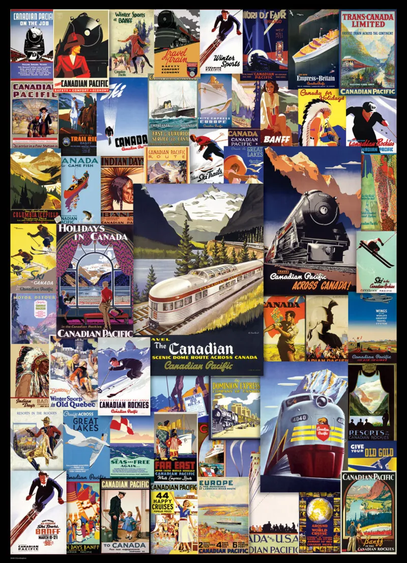 Canadian Pacific Rail - Poster Vintage