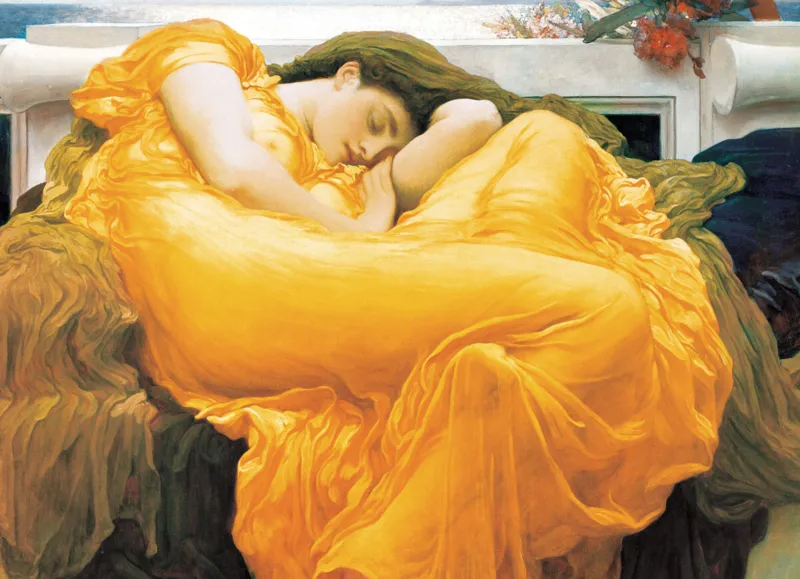 Frederick Lord Leighton: Flaming June