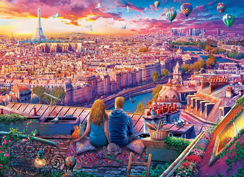 Über den Dächern von Paris
