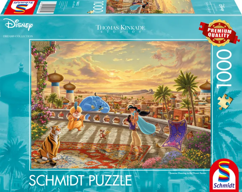Disney - Jasmine - Tanz in der Wüste bei Sonnenuntergang
