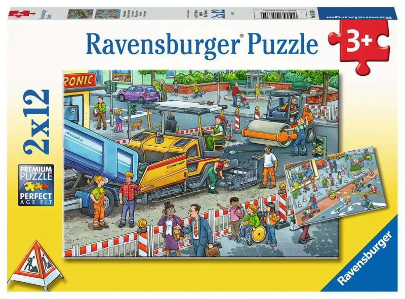 2 Puzzles - Straßenbaustelle