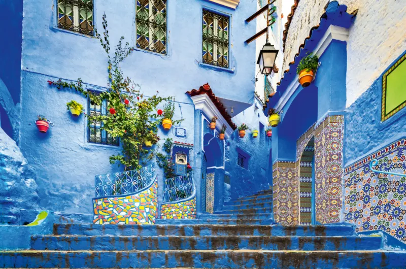 Marokko in Blau