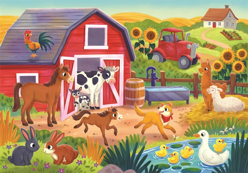 2 Puzzles - The Farmyard Family