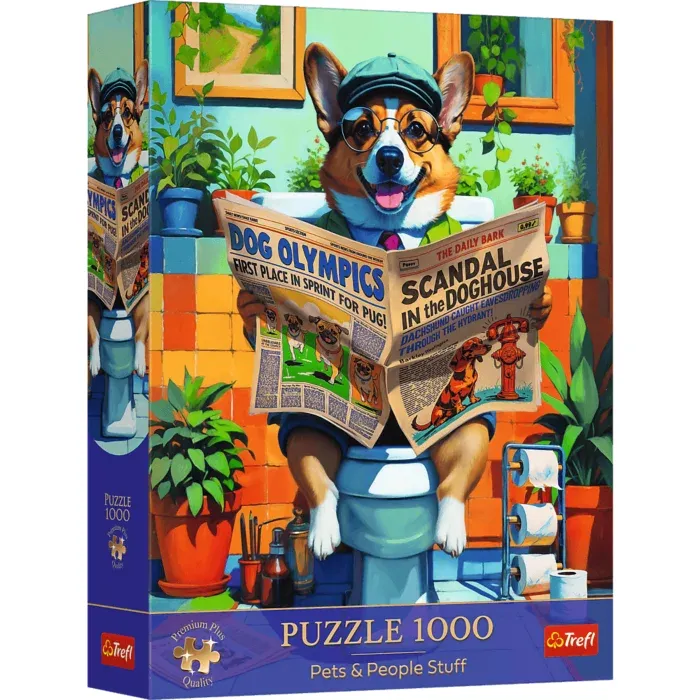 Pets & People Stuff - Corgi auf dem stillen Örtchen