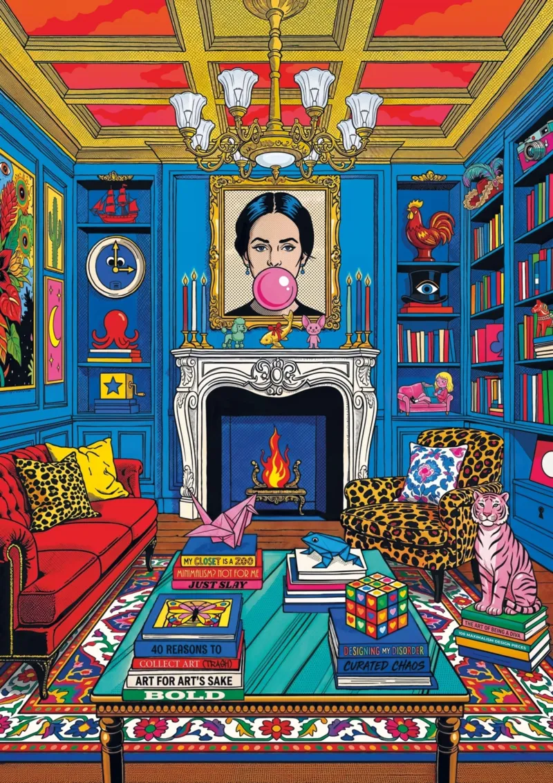 The Art of Color: A Home Art Gallery