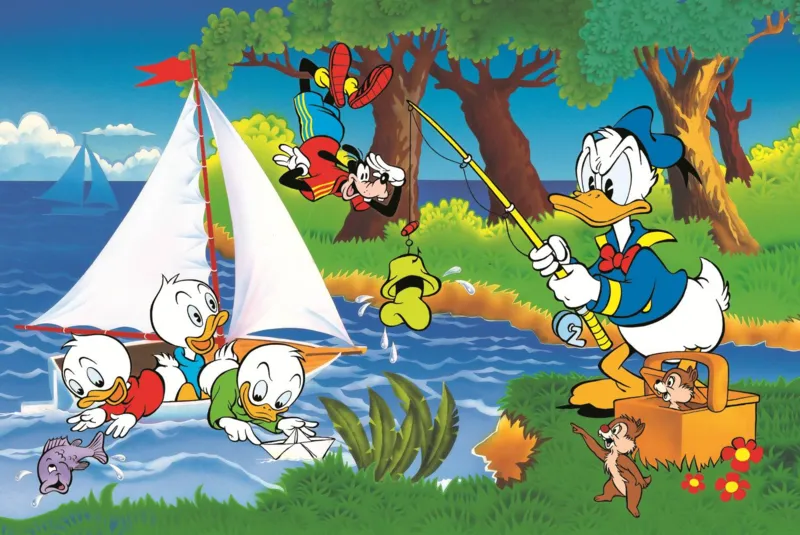 40-Jähriges Jubiläum Trefl - Abenteuer Am See - Disney Standard Charaktere