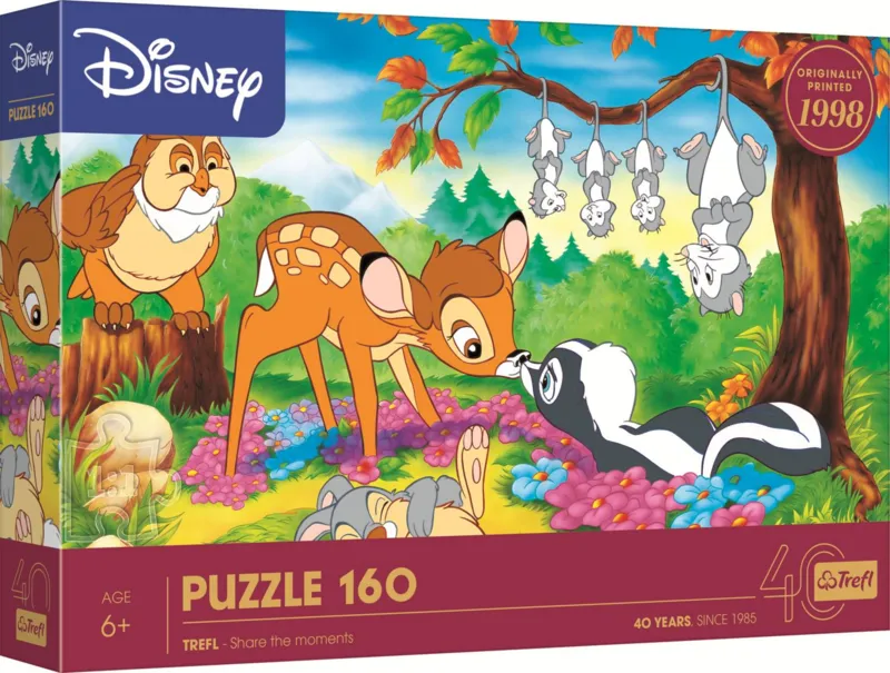40-Jähriges Jubiläum Trefl - Bambi Und Waldfreunde - Disney Bambi