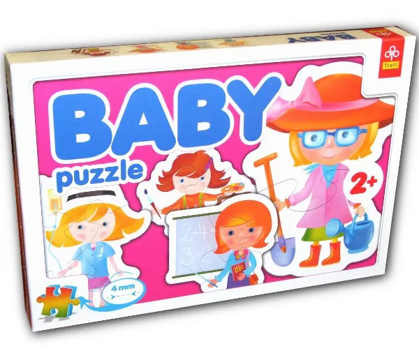 4 Form-Puzzles: Berufe