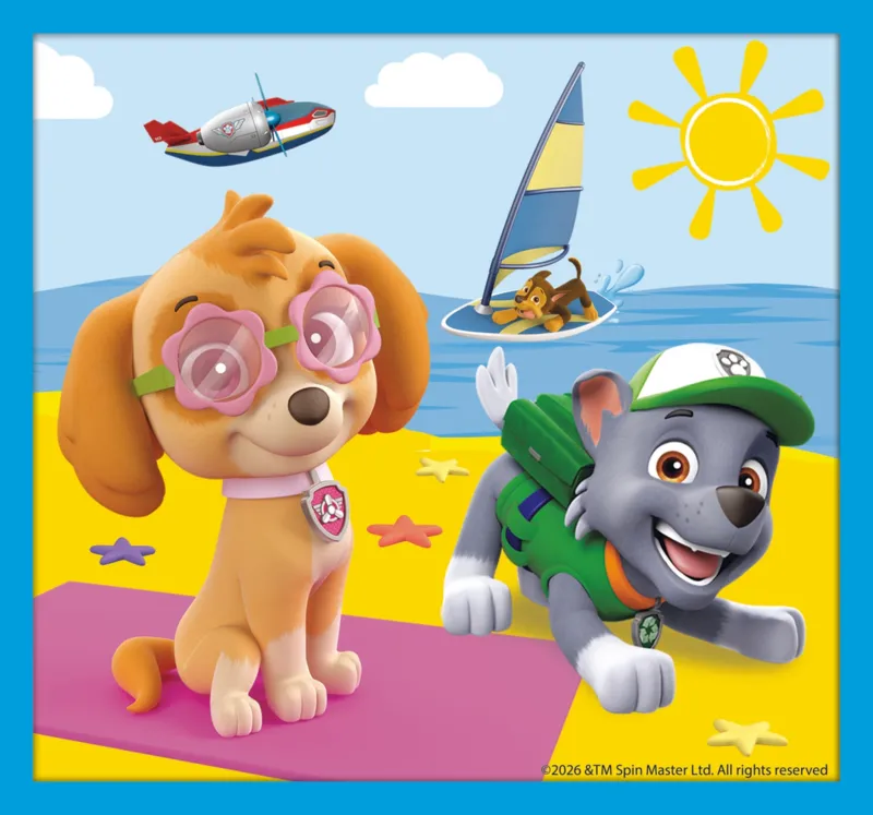 10 Puzzles - The brave Paw Patrol team