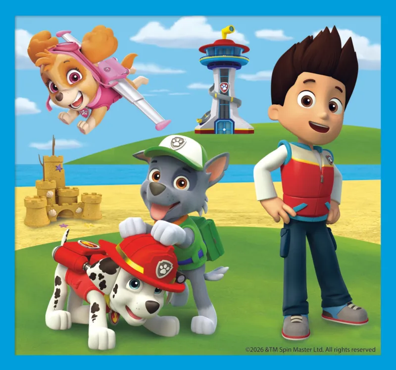 10 Puzzles - The brave Paw Patrol team