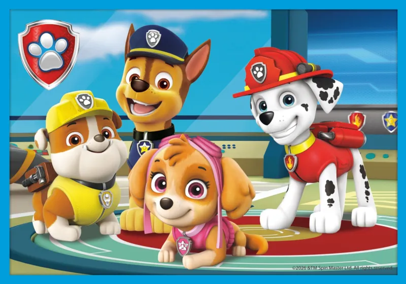 10 Puzzles - The brave Paw Patrol team