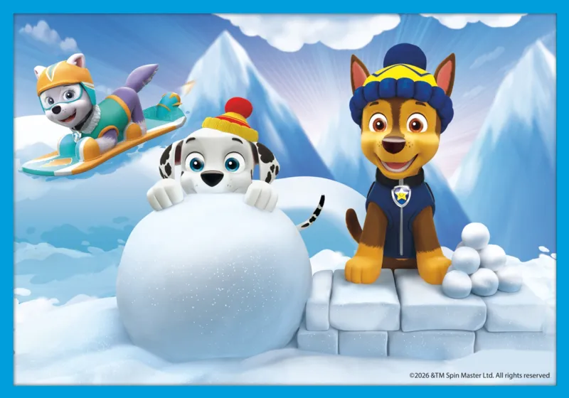 10 Puzzles - The brave Paw Patrol team