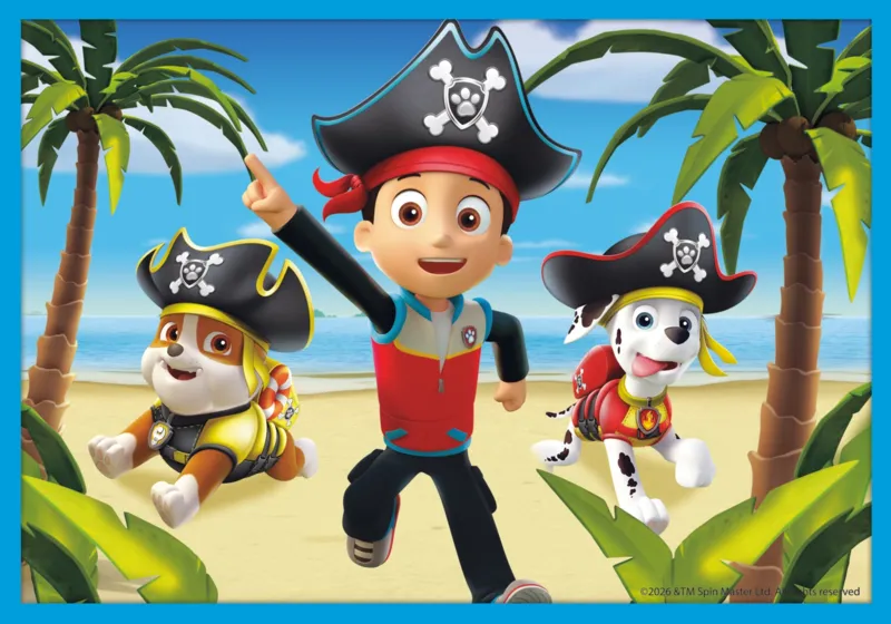 10 Puzzles - The brave Paw Patrol team