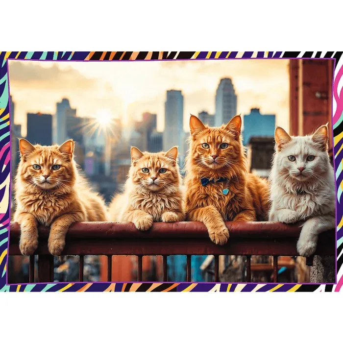 4 Puzzles - Lustige Tiere
