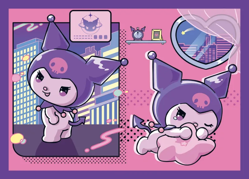 4 Puzzles - Day with Kuromi