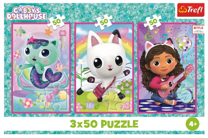 3 Puzzles - Meet Gabby and the cats