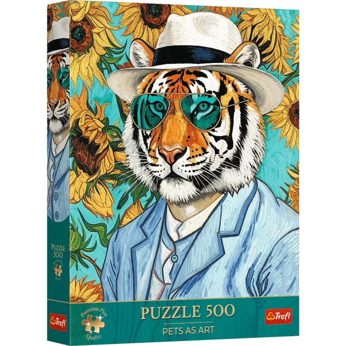 Pets as Art - Herr Tiger und die Sonnenblumen