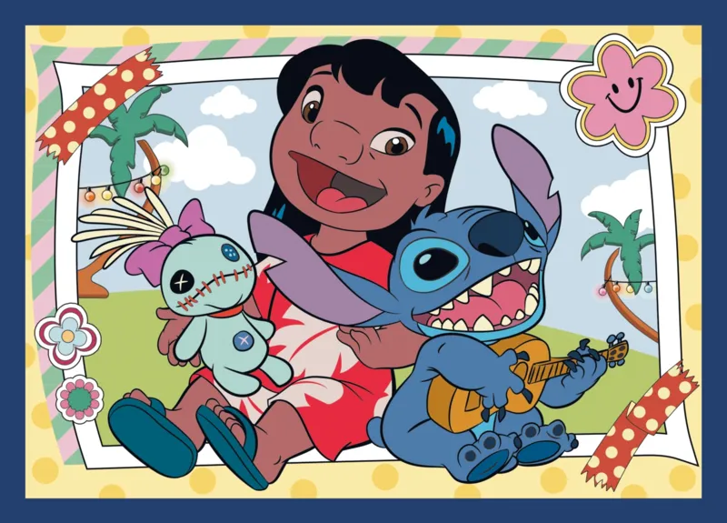 4 Puzzles - Space Stitch + 1 Poster