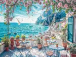 Terrasse am Meer