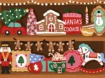 Mini Puzzle - Christmas Shelf