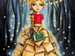Bücherwurm-Mädchen