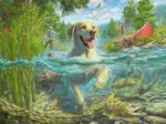 Mark Fredrickson - Labrador beim Angeln