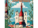 Vintage Poster - Bordeaux, Frankreich