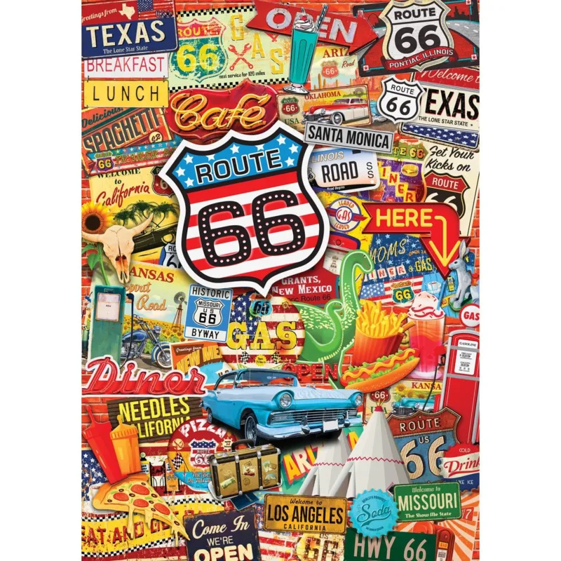 World's Smallest - Route 66 - Puzzle in der Dose
