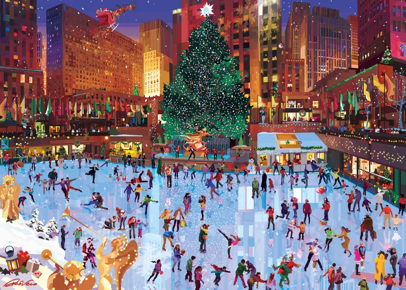 Weihnachten im Rockefeller Center