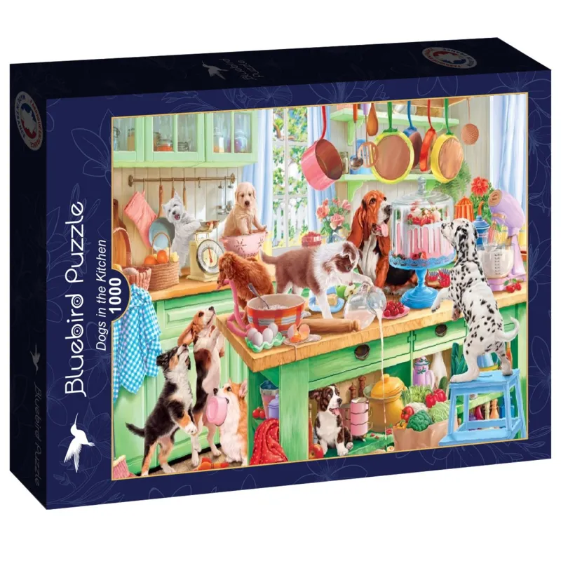 Hunde in der Küche
