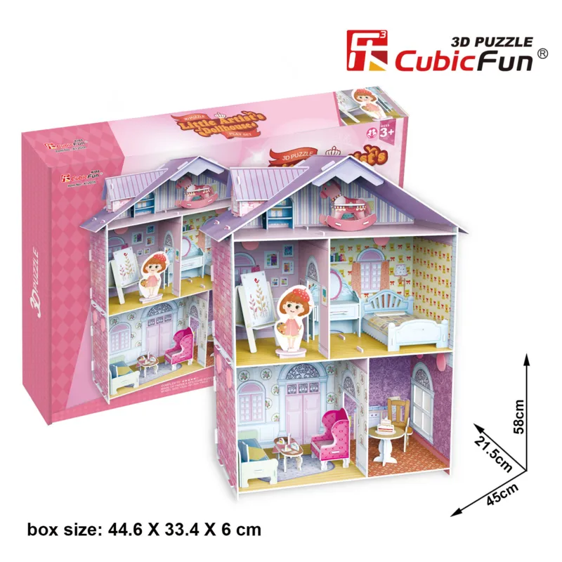 3D Puzzle - Pianist's Home (Schwierigkeit: 4/6)