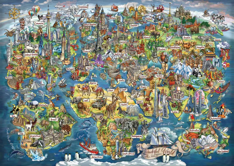 Wonderful World Map