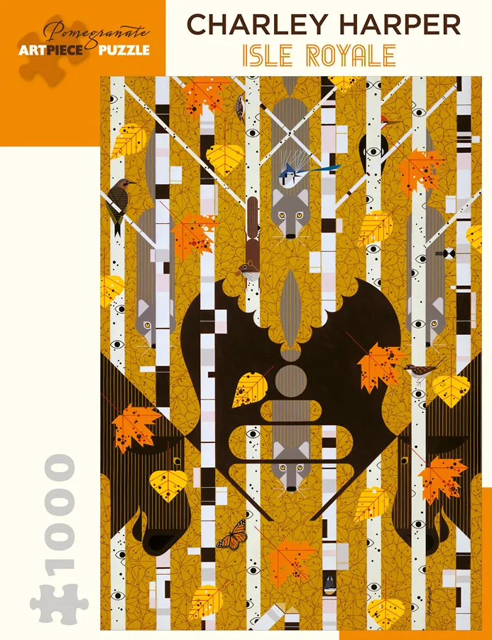 Charley Harper - Isle Royale National Park, Michigan, 1979