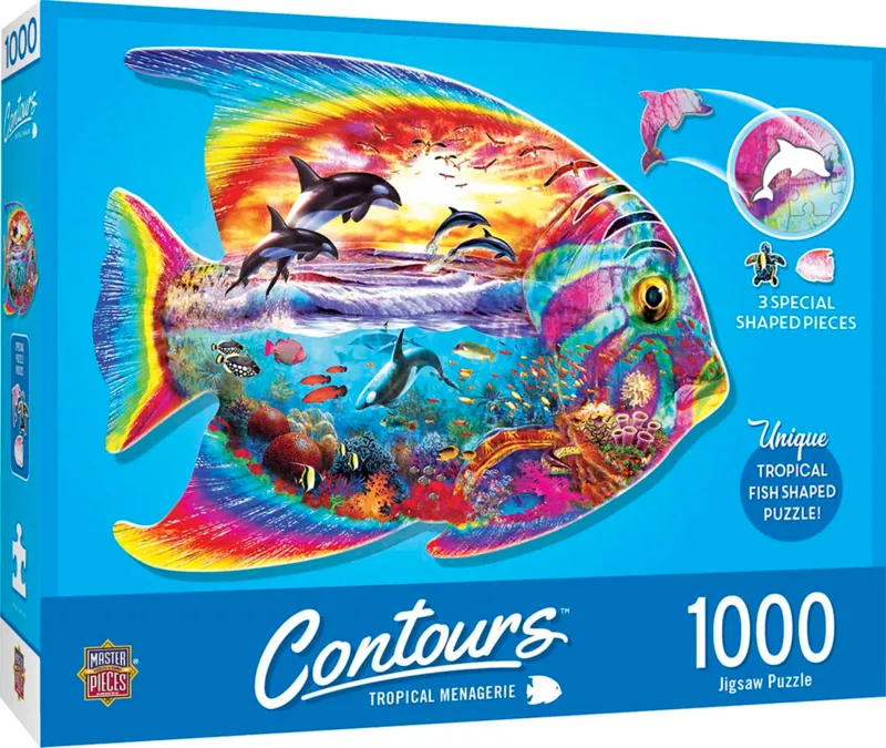 Tropische Menagerie - Formpuzzle