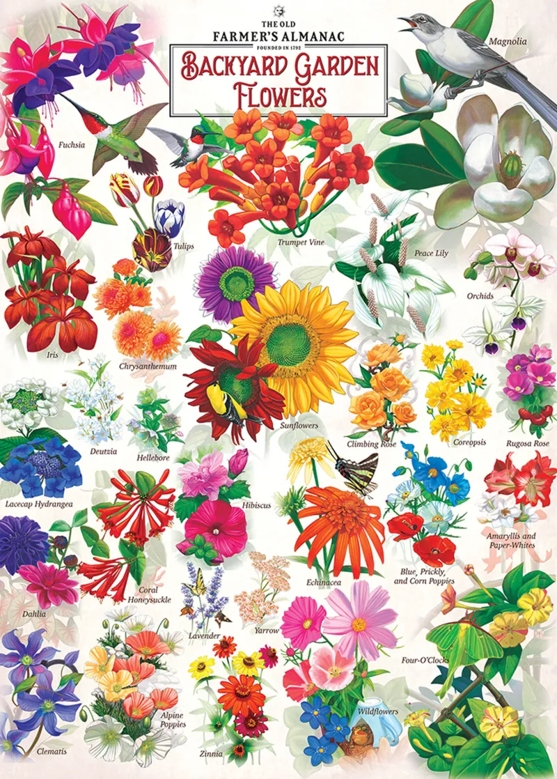 Farmer's Almanac - Gartenblumen