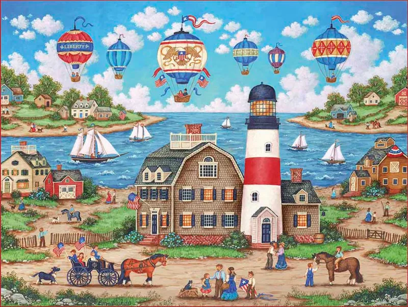 Heartland Collection - Luftballons über der Bucht